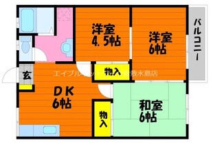 コーポ妙の物件間取画像